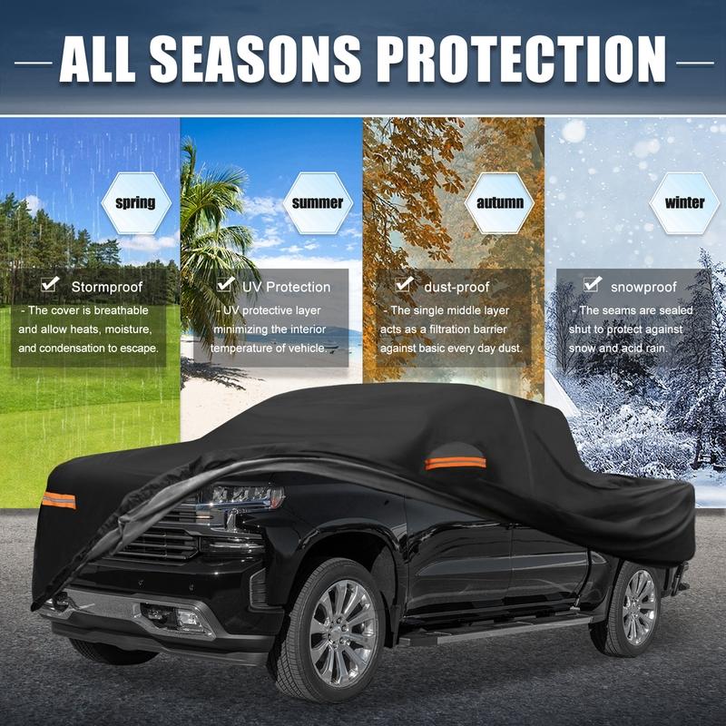 Motoforti Waterproof Car Cover for Ford Bronco 4 Door 21-23 Full Car Cover with Zipper