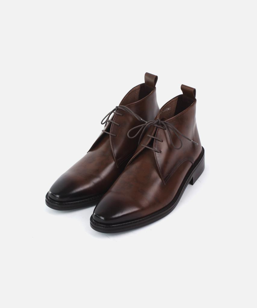 Custommood Bellan Cowhide Chukka Boots (Heritage Brown)