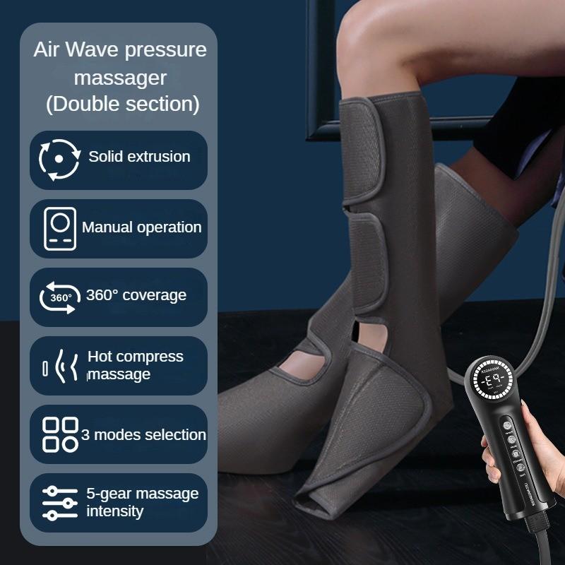 Air Wave Pressure Massager Long Airbag Vibration Heating Leg Massager Household Calf Massage Care Device