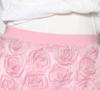 3D Rose Midi Tulle Skirt - Fluffy, Elastic High Waist, Slimming, Versatile A-line for Women