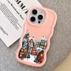 Soft Phone Cover Case for iPhone 17 Air 16 Pro Max 8 13 14 12 15 Plus 11 XR Cartoon Architecture