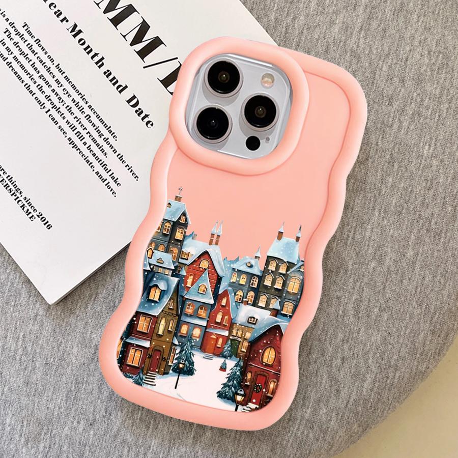

Soft Phone Cover Case for iPhone 17 Air 16 Pro Max 8 13 14 12 15 Plus 11 XR Cartoon Architecture iPhone 14 Pro Max