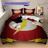 3pcs Flash Logo Cover Set,Soft Comfortable Duvet Cover,Guest Room (1*Duvet Cover + 2*Pillowcases, Without Core) yy251024089