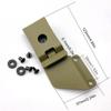 K Sheath Waist Clip 360 Degree Rotatable K Sheath Back Clip for KYDEX Scabbard A0KF