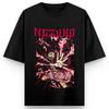 Unisex Pure Cotton Tshirt Demon Slayer Kamado Tanjiro Harajuku Anime Print 2026 Summer New Plus Loose Family Short Sleeved Top