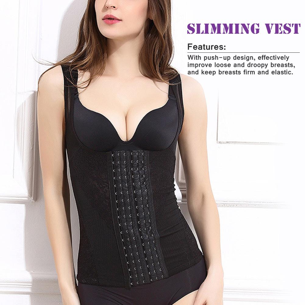 Damen Schlankheitsweste Korsett für Postpartum Postnatal Taille Körper Erholung Schwarz L