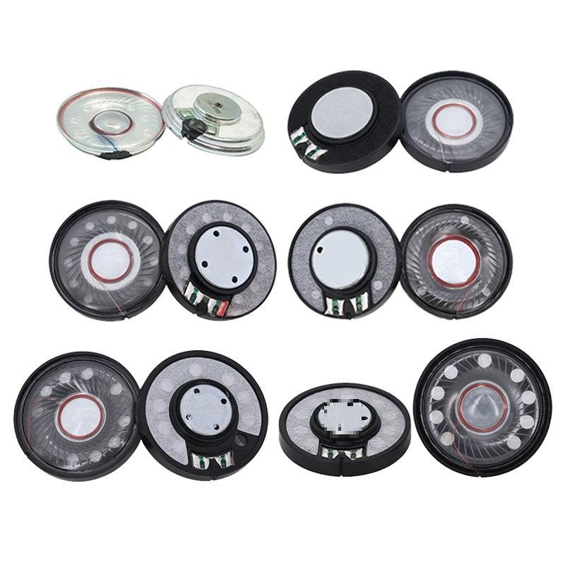 High Metal 32 Ohm Over-Ear Headphone Speaker: 36/40/50mm, 30mW