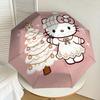 Kitty Christmas Edition: Cute and Festive Umbrella - Perfect for Outdoor Adventures, Travel Essentials, Lightweight and Durable 172