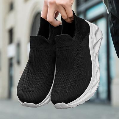 Outdoor Men Casual Sneakers Minimalist Wide Toe Running Shoes Comfortable Barefoot Shoes Women Breathable Slip On Sport Footwear