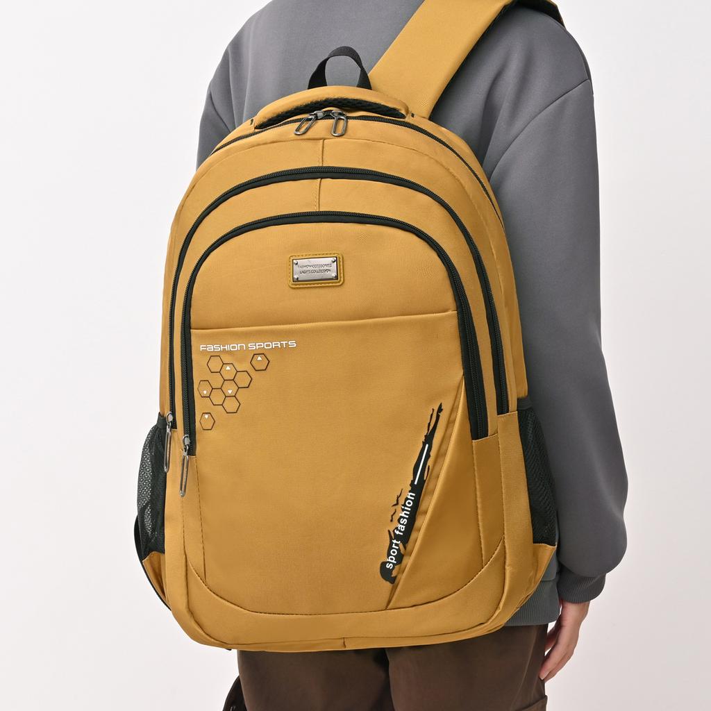 Schoolbag trendy and simple new backpack casual men's travel leisure computer backpack junior high school student schoolbag