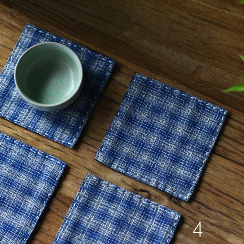 Handmade Vintage Coarse Cloth Tea Mat - Chinese Zen Style