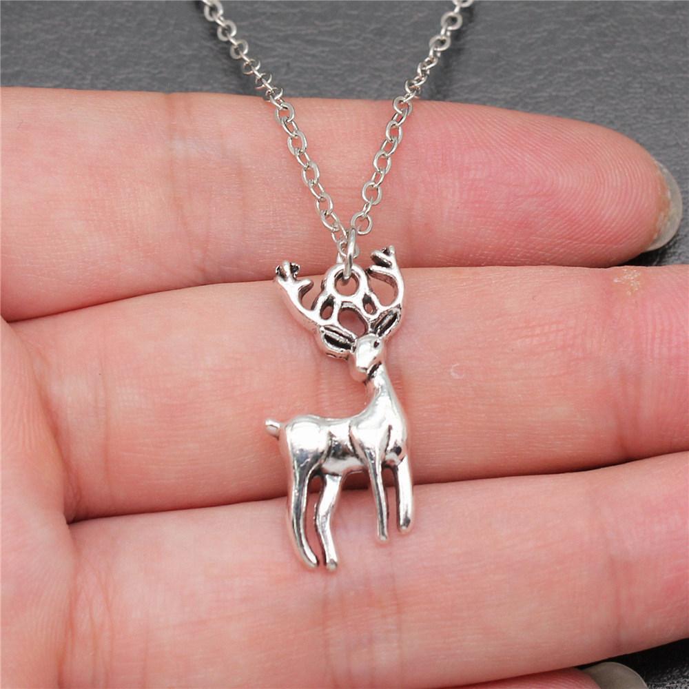 Halskette am Hals 43cm Kette Waldtiere Hochzeitsschmuck Zubehör QN031