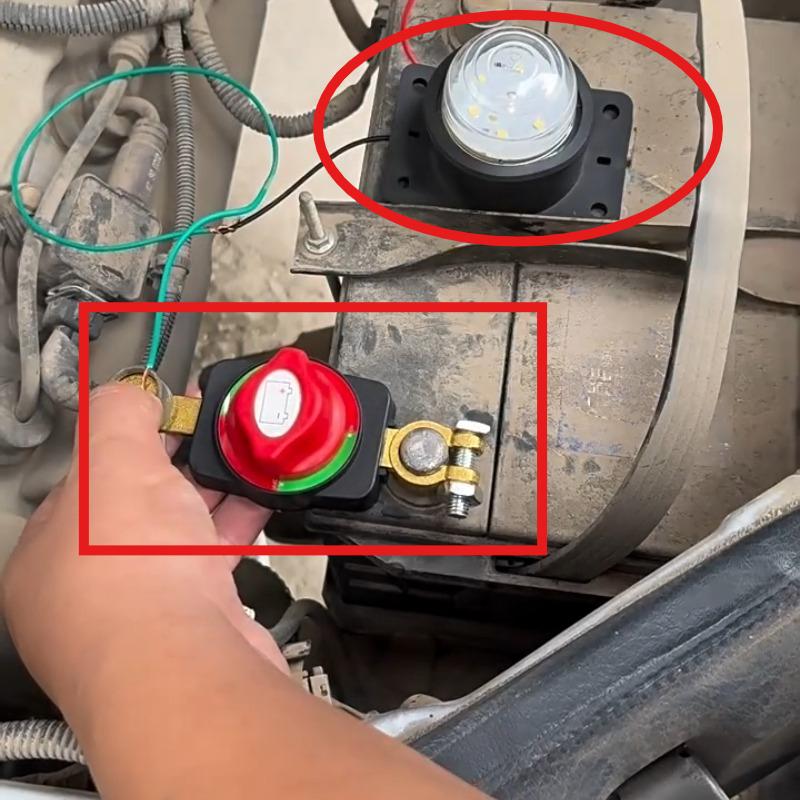 Top Post Battery Disconnect Switch 12V-48V Battery Kill Switch Negative On/Off Battery Switch for Cars Vehicles RVs and Boats