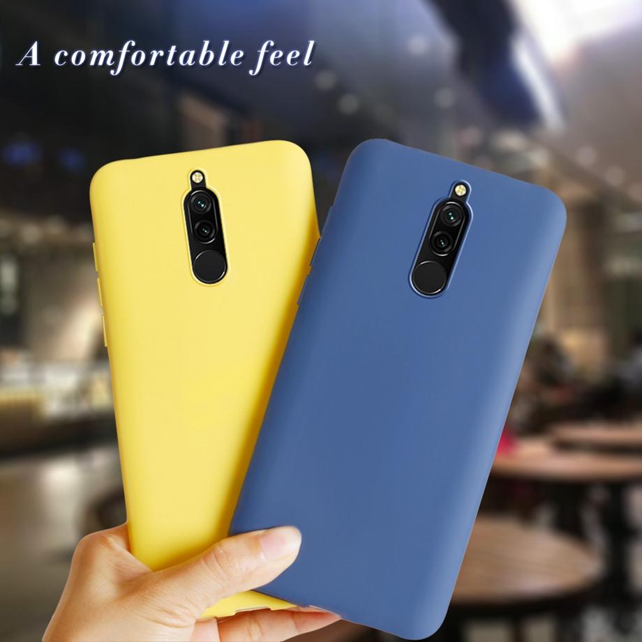 For Xiaomi Redmi 8 Case Soft TPU Candy Color Matte Cover Silicone Case For Xiaomi Redmi8 Redmi 8 Back Shell Cover Coque Bumper
