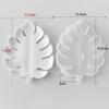 Flexible Food Grade Silicone Leaf Shaped Mould For Crystals Epoxy Art Projects