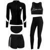 Women's Long Sleeve Two-Piece Wetsuit Set with Sun Protection - Quick-Drying Surfing & Snorkeling Suit 