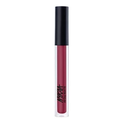 Nykaa All Day Matte Waterproof, Transfer Proof, Mask Proof, 12H Liquid Lipstick - Girl Gang