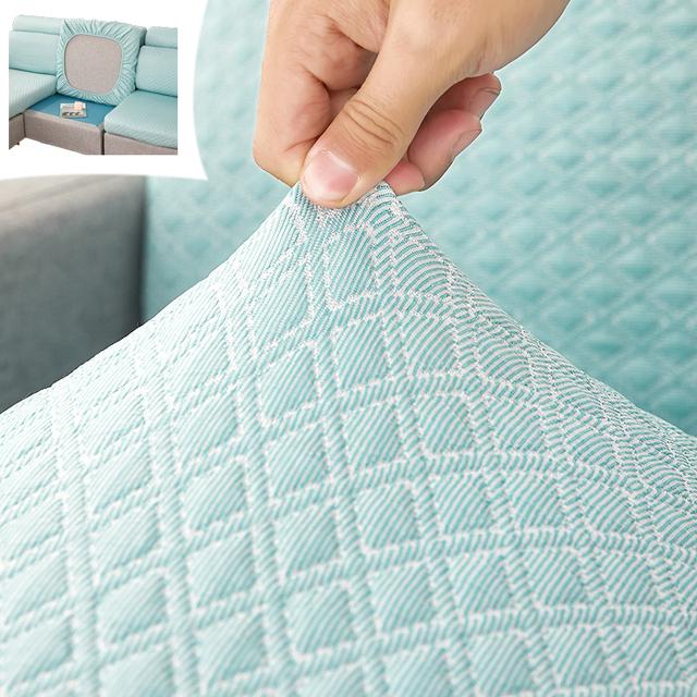 

Cool Fabric Sofa Seat Cushion Cover Elasticized Jacquard Summer Chair Furniture Cover Machine Washable Removable Sofa Cover Home Furniture Protector 1pc normal size 1