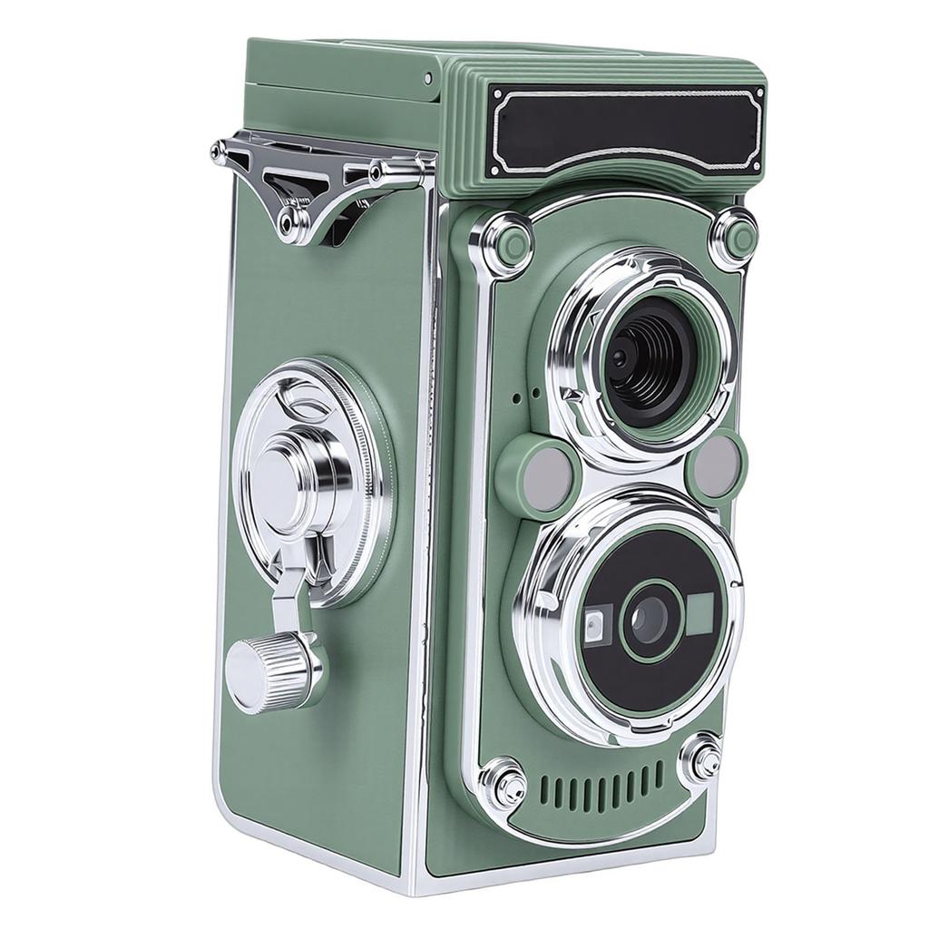 Vintage Digital Camera Portable TLR Style Retro 2.7K Video 24MP Autofocus Vlog Camera Manual Joystick for Beginners