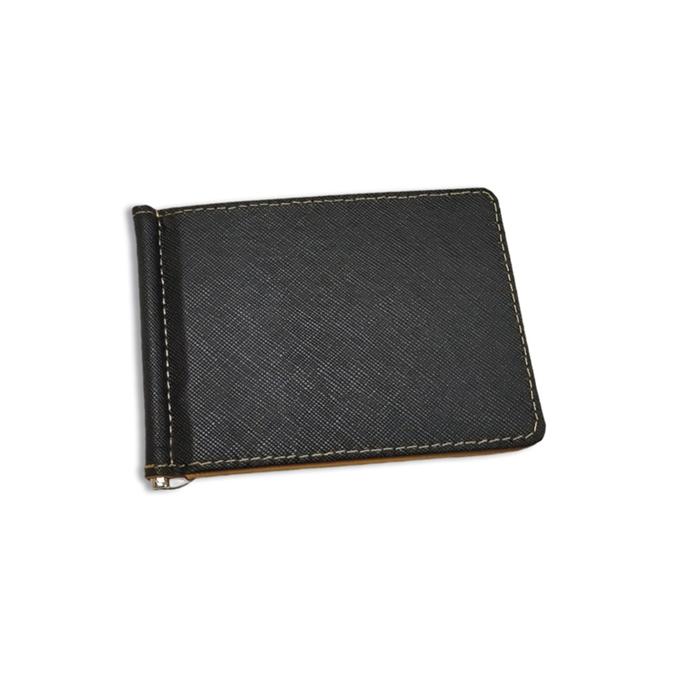 Vintage Men'S PU Leather Thin Wallet Solid Color Card Case Fashion Simple Wallet