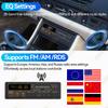 Retro MP3 Car Radio Player 1 DIN Stereo EQ FM AM RDS DAB Receiver QC3.0 Bluetooth USB AUX Input For VW Porsche Mercedes Benz BMW