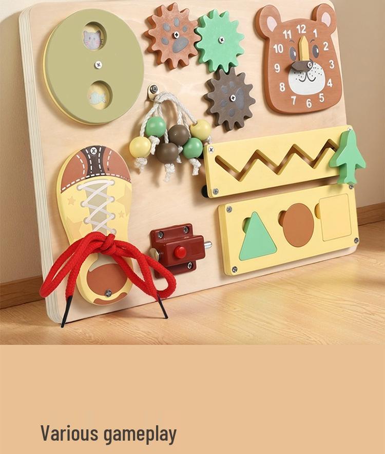 Best-selling Busy Board: Multifunctional Sensory Learning Toy for Children Aged 3-6.