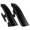 Black Metal Motorcycle Rear Fender Bracket Filler Panel (1 Pair) Suitable for Ha