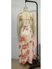 Summer 2025 European & American Vacation Style Backless Print Long Suspender Dress