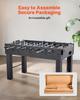 Foosball Table, 137 cm Standard Size Table, Indoor Full Size Foosball Tables for Home, Family, and Game Room, Durable Soccer Set, Includes 4 Balls,