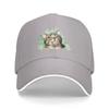 Watercolor Cat Baseball Caps Fashion Casquette for Unisex Women Adjustable Casual Trucker Hats for Sports Outdoor Activities