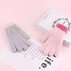 Gloves Winter all-finger warm and cold-proof knitted wool gloves Male and female students outdoor riding knitted gloves