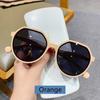Sunglasses Women Small Frame Milk Tea White Sunglasses Classic Design Retro Sunglasses Small Face Sunscreen glasses