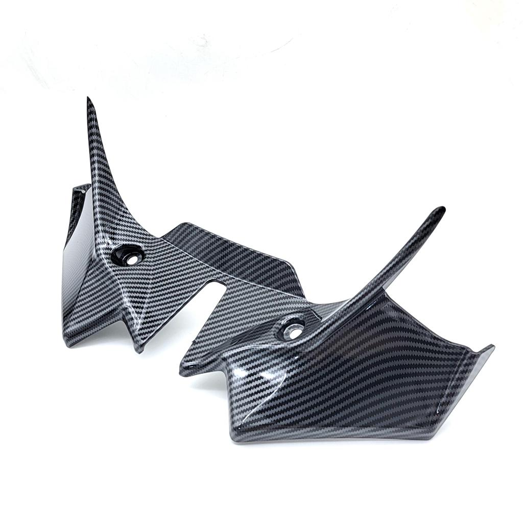 Motorcycle Front Spoiler Fairing Winglet Aerodynamic Wing Cover Trim For Kawasaki Z650 Z 650 z650 2021-2025 23 Spoiler Winglet