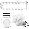 Waterproof Lantern 10/20/30 LEDs Solar String Light 3.5/5/6.5M Outdoor Garland Fairy Lamp for Christmas Garden Wedding Party Festival Deco