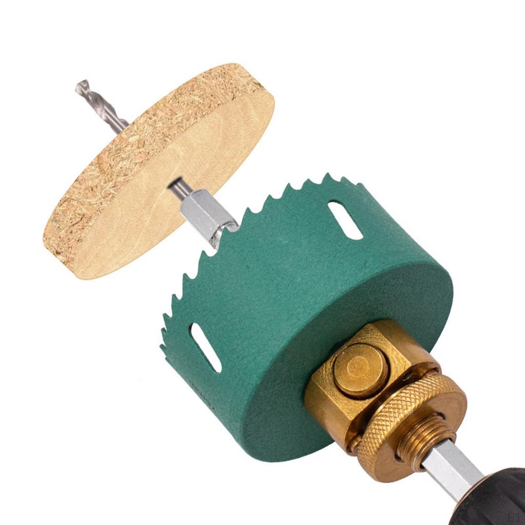 Hole Opener Connecting Rod Hexagonal Handle for Electric Drill Tool Premium Easy to Install