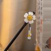 2026 Retro Tassel Wood Hairpin for Hanfu & Qipao
