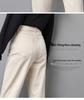 2025 Summer Beige High-Waist Slimming Loose Women's Jeans - Nine-Point Daddy Style