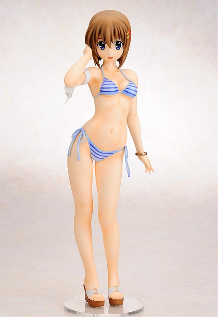 Magical Girl Lyrical Nanoha StrikerS Hayate Yagami Swimsuit Scale PVC Painted Finished Ver. (1/4 Product)