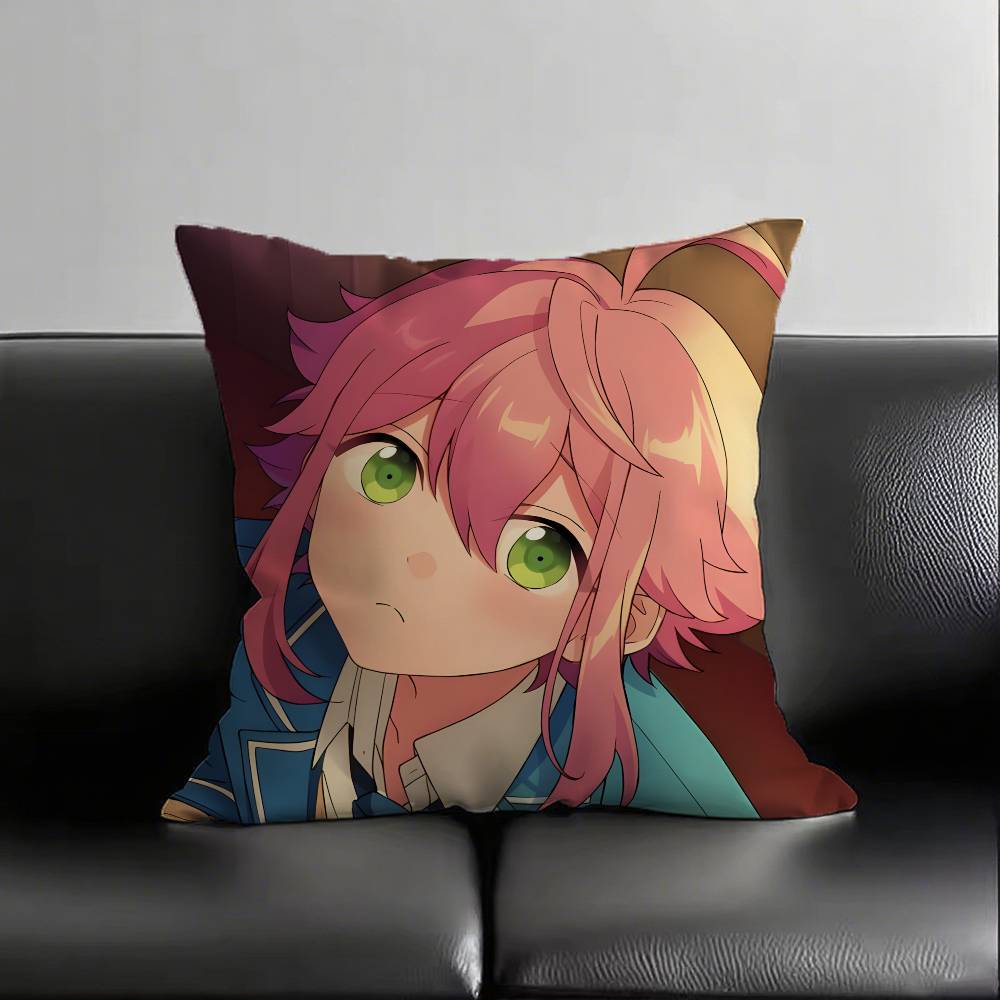 

1pc Tori Himemiya Pillow Case Fashion Square Pillowcase Bedroom Sofa Room Ins Decoration Leisure 16x16Inch