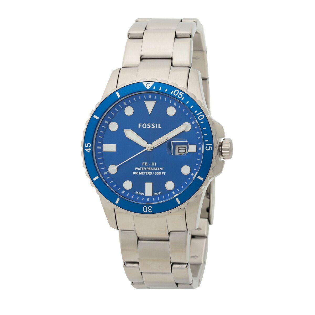 Used New Fossil Watch FB-01 Blue