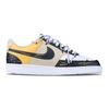 Nike Court Vision 1 Helles Gelb Skelett Schatten Rutschfeste Dämpfung Niedriger Schaft Skateboard-Schuhe Herren Schwarz Gelb DH2987-101(team257-)