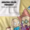 Rugrats Get Caught Silky Reading Supersoft Blanket