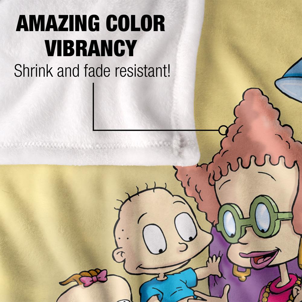 Rugrats Get Caught Silky Reading Supersoft Blanket
