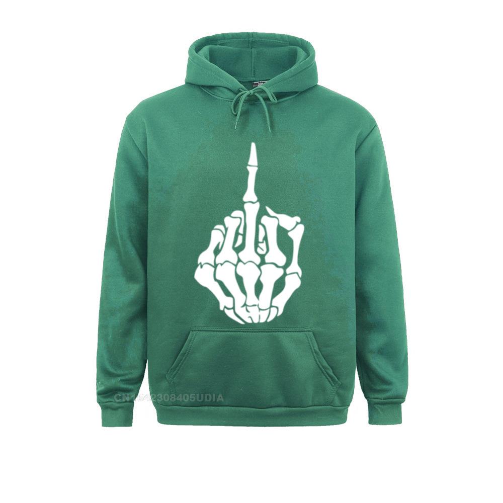 Neu Kommende Mittelfinger Skelett Hand Lustige Schädel Pullover Hoodie Sweatshirts Unisex Hoodies Langarm Labor Day Sportbekleidung