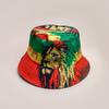 Print Lion Graffiti Letter Bucket Hats New Unisex Sunshade Casual Versatile Double Sided Wearable Fashion Hip-Hop Fisherman Caps