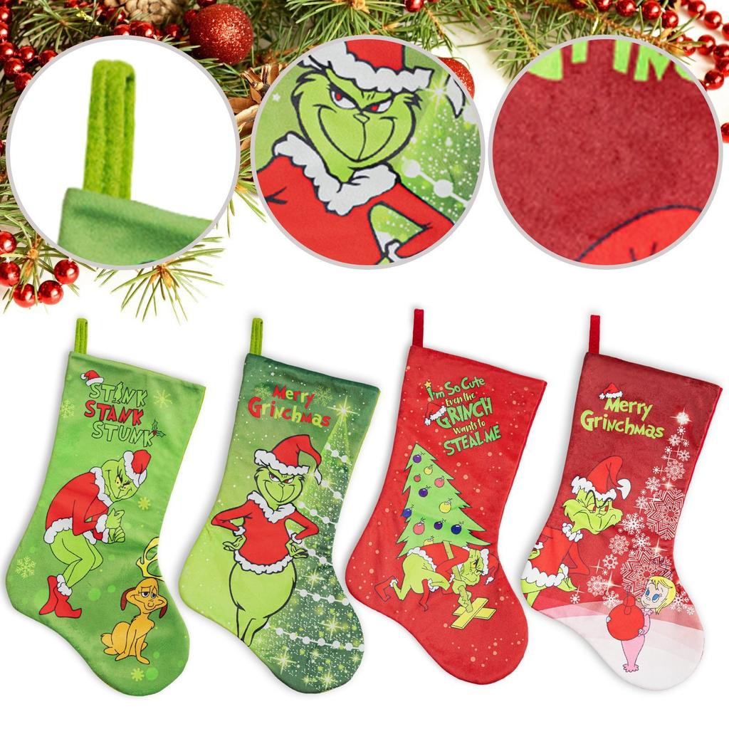 Christmas Stocking Large Christmas Stocking Hanging Fireplace Decorations