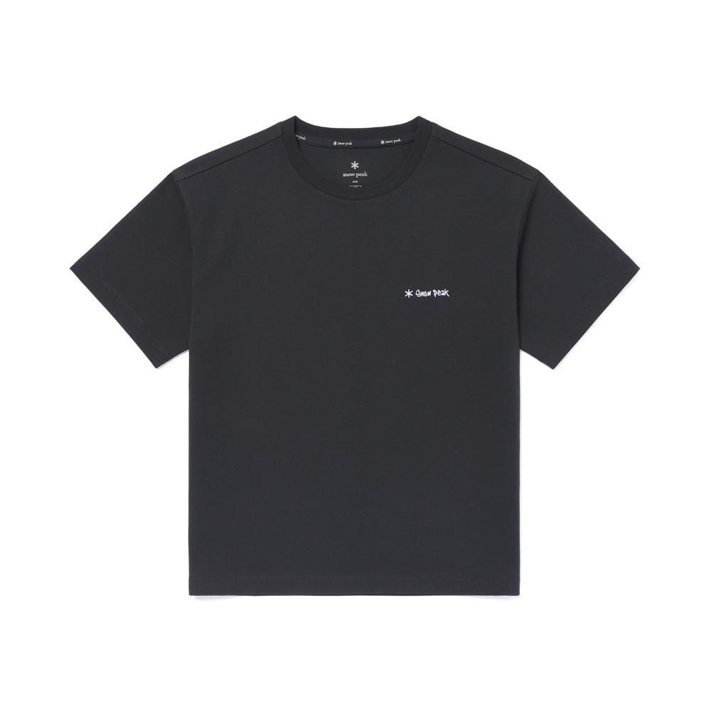 [Snowpeak] Kids Aerocool Doodle Graphic Short-Sleeve T-Shirt Dark Navy (S26MKFTS86)