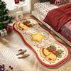Cartoon Christmas Decoration Imitation Cashmere Carpet Household Bedroom Bedside Blanket Room Sitting Sleeping Carpet