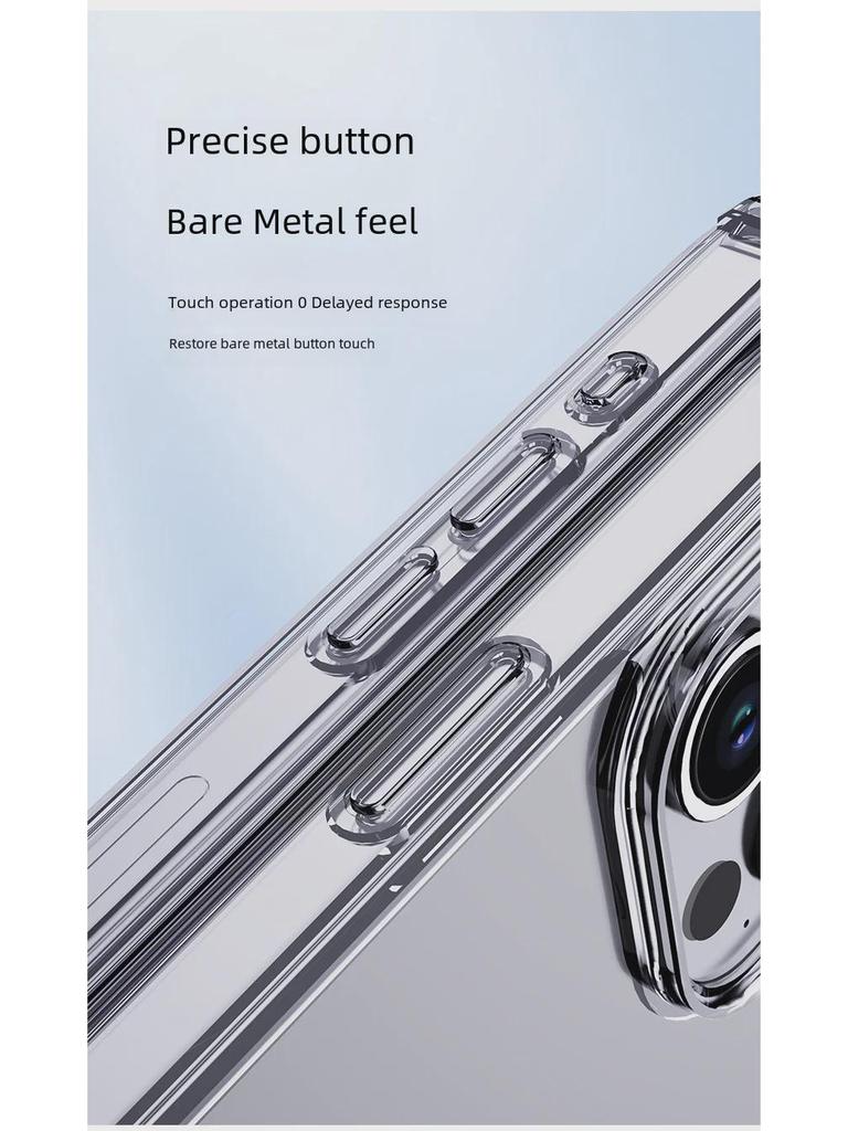 Transparent Airbag Anti-Fall Protective Case for iPhone 15 Pro Max