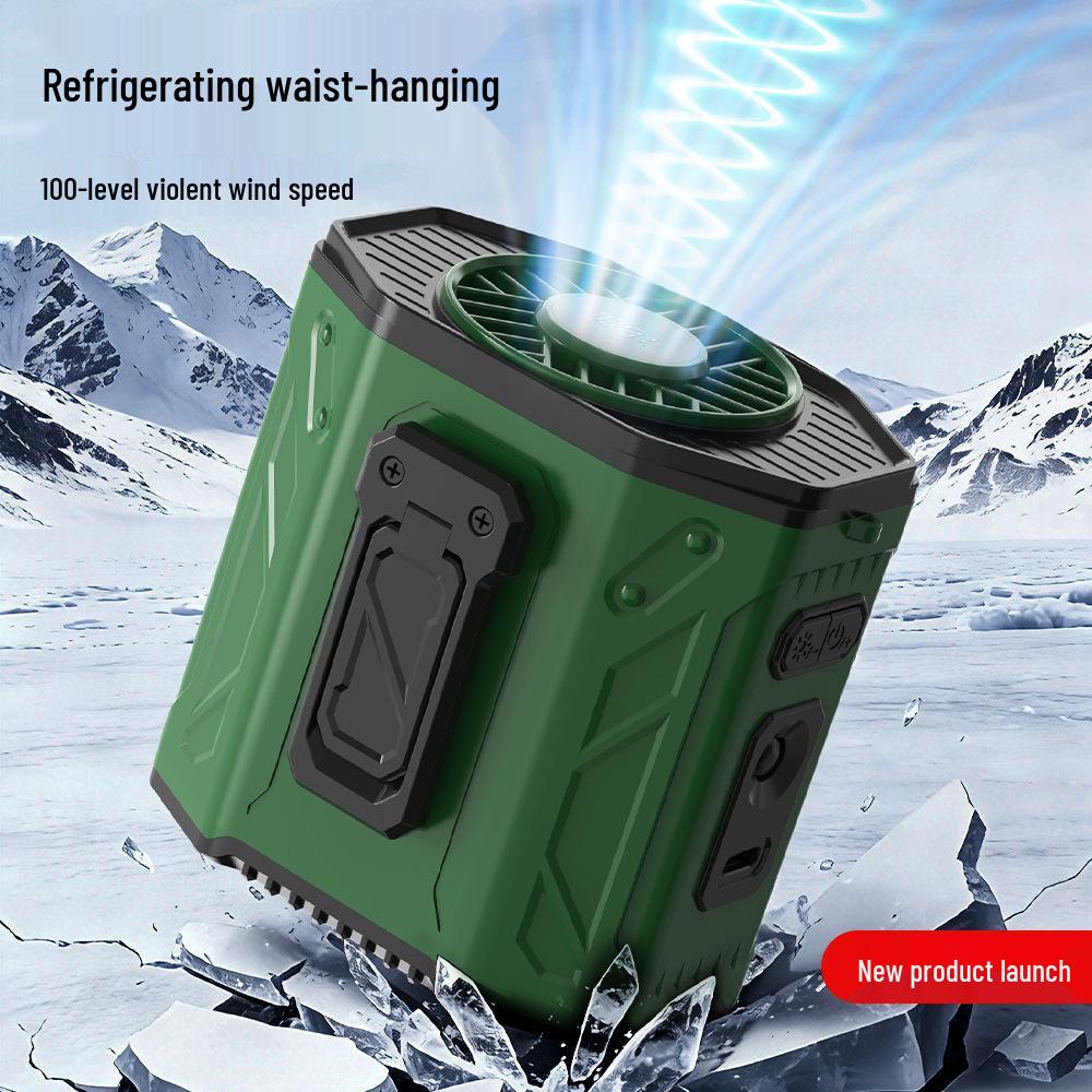 

Rechargeable Cross-body Waist Fan with Lighting for Construction and Outdoor Cooling Summer Bestseller